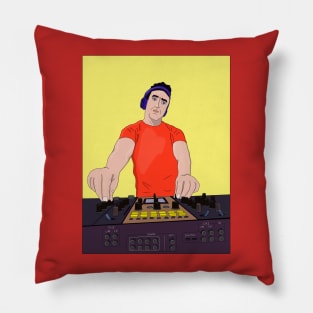 DJ Party for Music Lovers Pillow