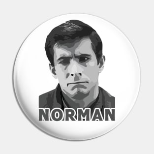 Norman // Horror Fan Art Pin