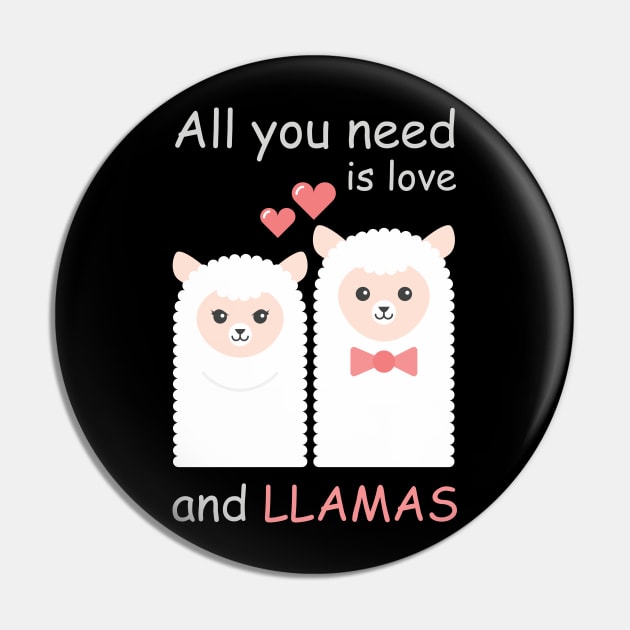 All you need is love and LLAMAS Pin by Pannolinno