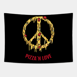 Pizza'n Love Tapestry