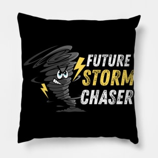 Future Storm Weather Chaser Tornado Kids Pillow