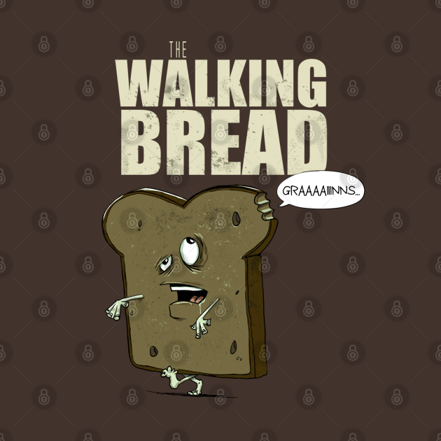 the walking bread t shirt