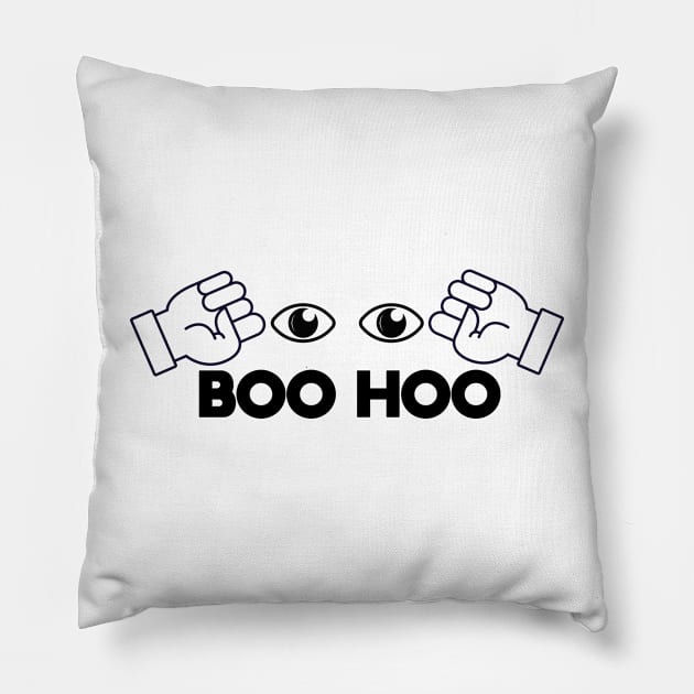 Boo Hoo Pillow by NVDesigns