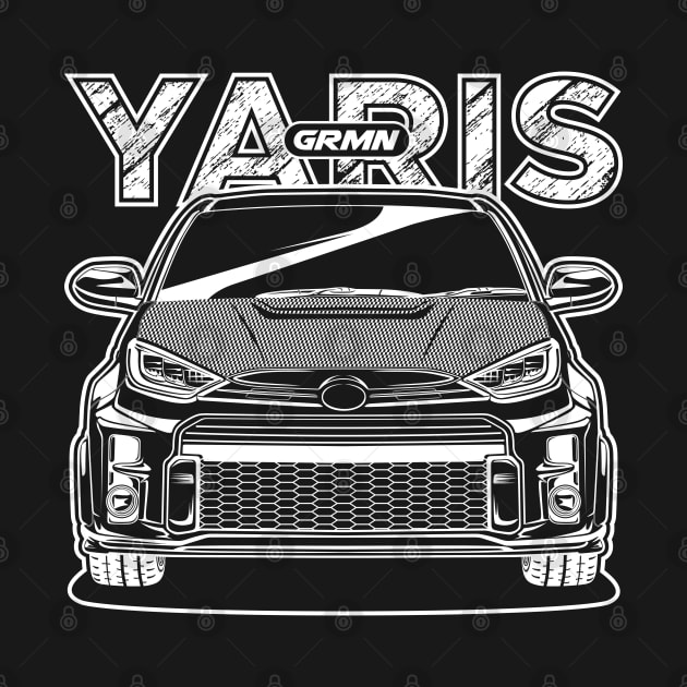 GRMN Yaris - White Print by WINdesign