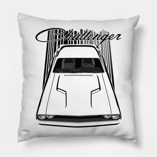 Challenger 70 - Dark Transparent/Multi Color Pillow