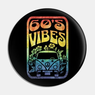 Retro 60's Vibes Pin