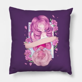 Rose and Pink Pillow