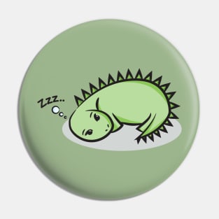 Sleeping dinosaur Pin