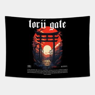 Torii Gate Streetwear Tapestry