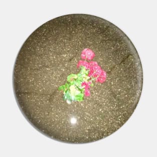 Fake Road Flowers Pin