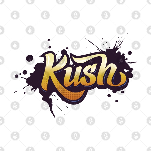 Kush ink splash by Manlangit Digital Studio