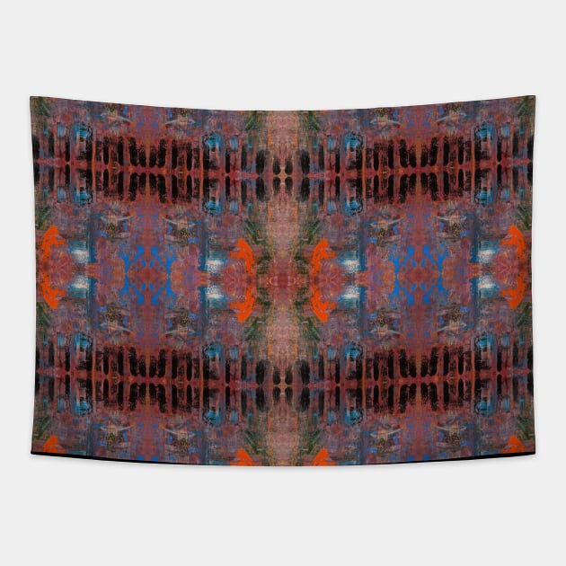 Abstract Pattern 7 - Landscape Orientation Tapestry by NightserFineArts