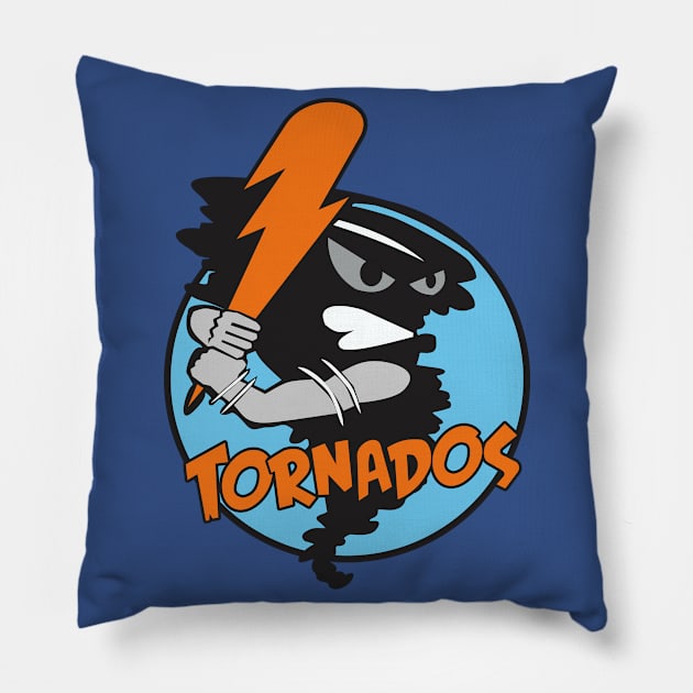 Tornados Baseball Pillow by DavesTees