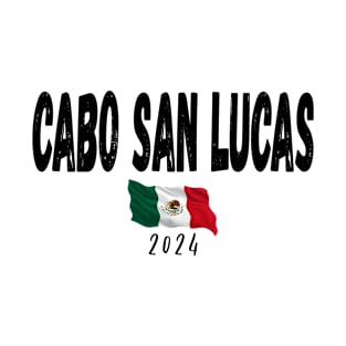 Cabo San Lucas Souvenir 2024 Vacation Trip Mexico Travel Flag Group T-Shirt