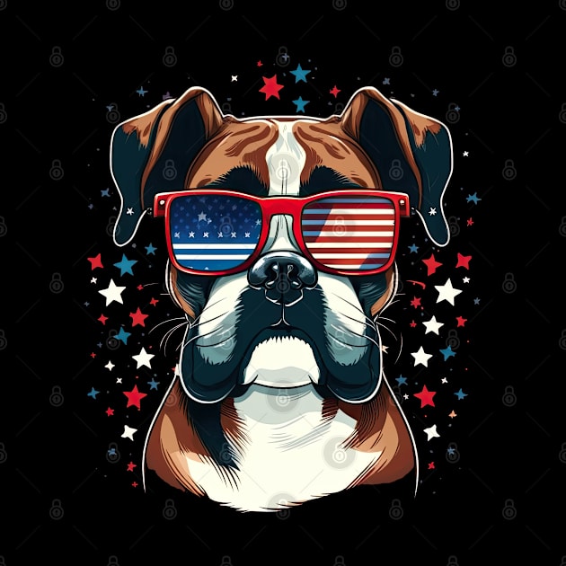 Boxer 4th of July by JayD World