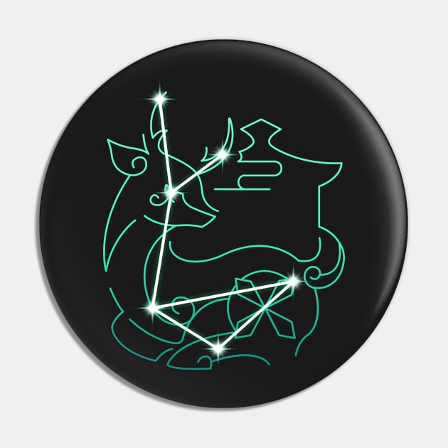 Cervus Minor Constellation Pin by GachaSlave