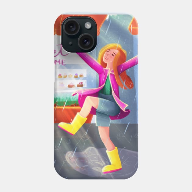 Spring Rain Phone Case by Windy_Rina.gr