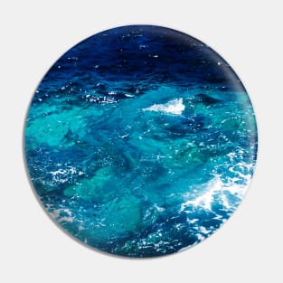 Ocean blue waves Pin