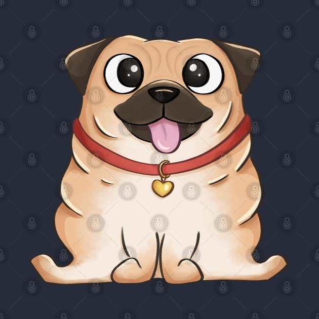 Cute Pug by Meowrye