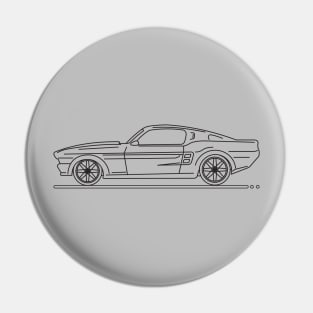 Classic Car B Pin