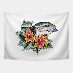 Pastel Blue Tongue Skink Tapestry