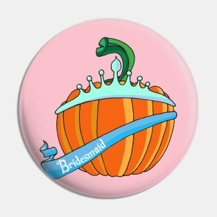 Pumpkin Bridesmaid Princess Pin