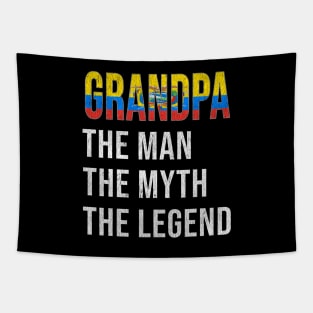 Grand Father Ecuadorian Grandpa The Man The Myth The Legend - Gift for Ecuadorian Dad With Roots From  Ecuador Tapestry