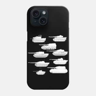 9 real german tanks Phone Case