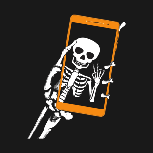 Selfie X-ray skeleton T-Shirt