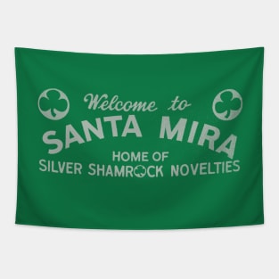 Halloween 3 Santa Mira Silver Shamrock Novelties Tapestry