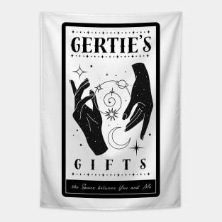 Gertie’s Gifts Tarot Card | Black Design | The Space Between You and Me | Ashley B. Davis Tapestry