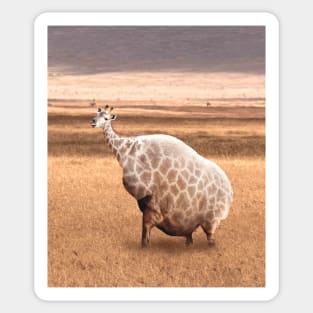 SmileteesDrink Funny Giraffe Drinking Beer Sticker for Sale by VBRArtChic