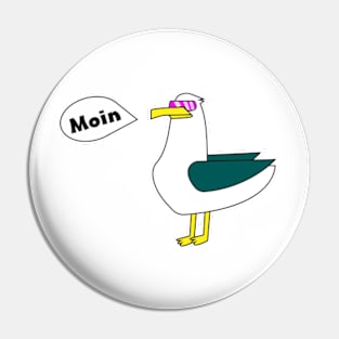 Moin, seagull Pin