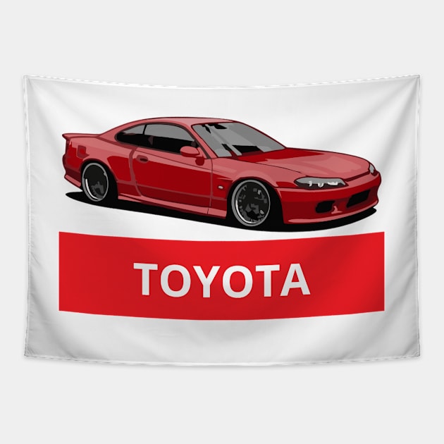 toyota mr2 Tapestry by artoriaa