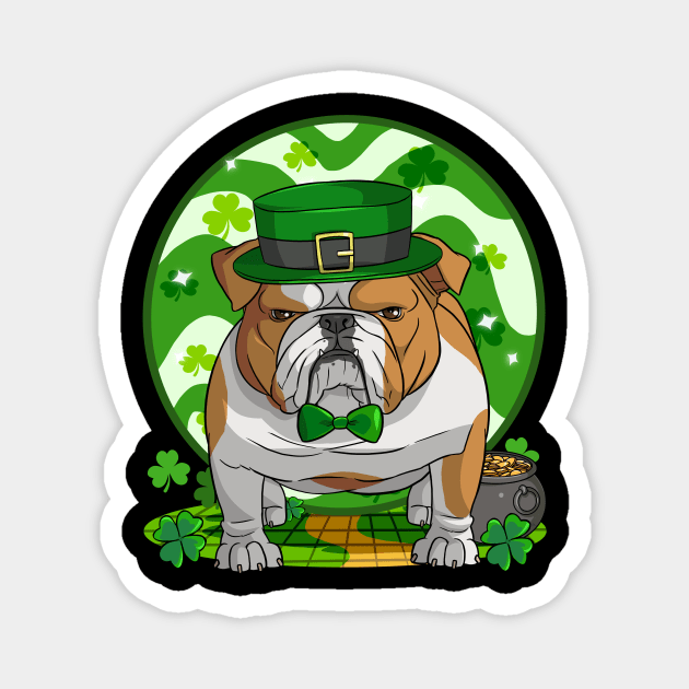 English Bulldog Lucky Leprechaun Dog St. Patricks Day T-Shirt English Bulldog Lucky Leprechaun Dog St. Patricks Day T-Shirt