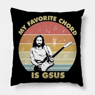 My Favorite Chord Is Gsus Pillow