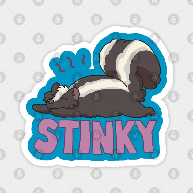 Stinky Skunk Magnet by goccart