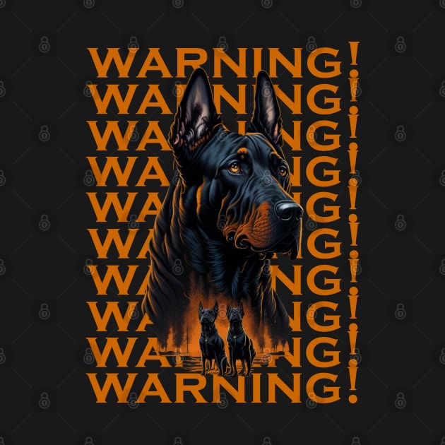 warning! I have a Doberman! by Hani-Clothing