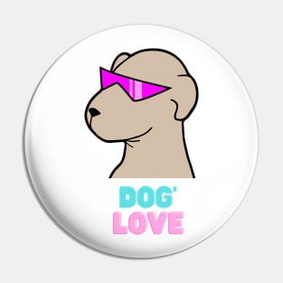 Love dog my family Pin