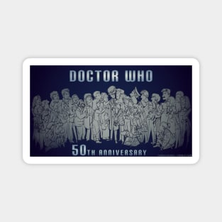 Doctor who 50th anniversary all companions Magnet