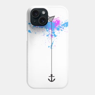 boat and anchor Phone Case