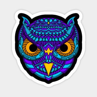 OWL MANDALA ART Magnet