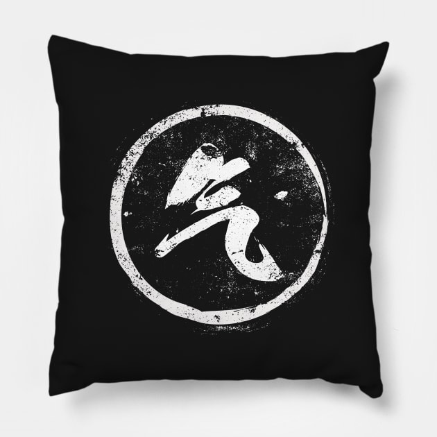 Steam  Chinese Radical in Chinese Pillow by launchinese