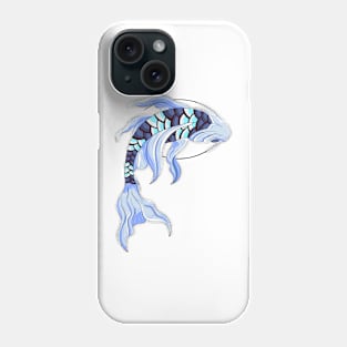 The great Japanese Koi Fish 3 - Yabisan - vector art Phone Case