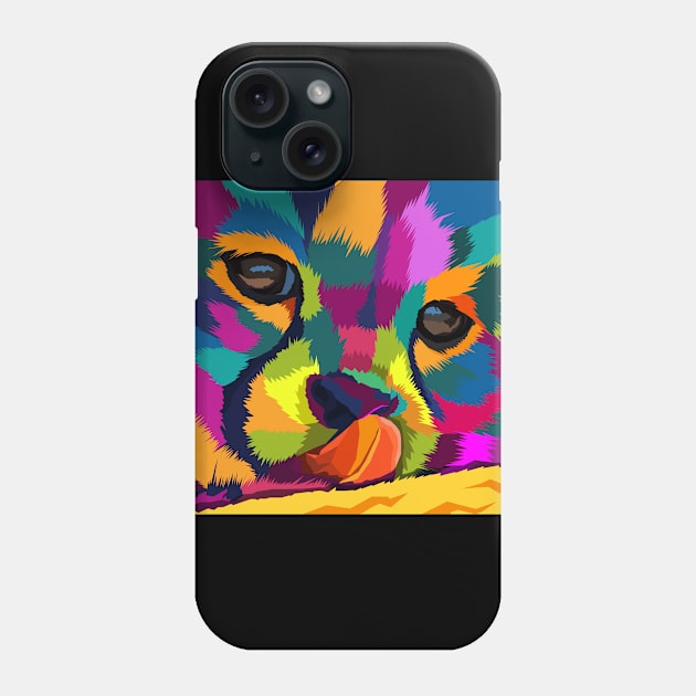 Cat abstract shapes | Cute Kitty Cat | Magical | Gift idea T-Shirt Phone Case by MerchMadness