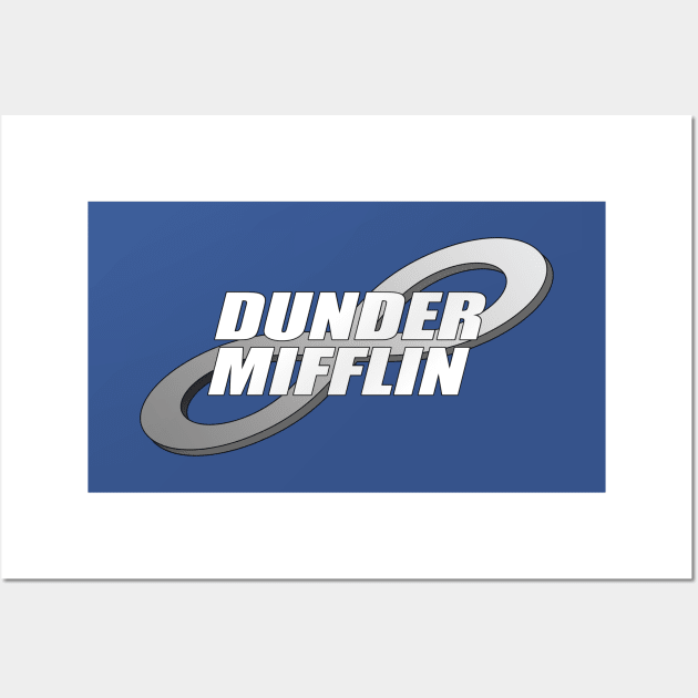 Dunder Mifflin Infinity Sticker for Sale by cervaantes