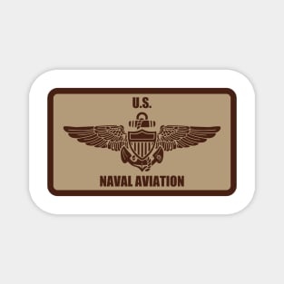 U.S. Naval Aviation Wings Patch (desert subdued) Magnet