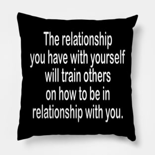 Relationship inspirational t-shirt gift idea Pillow