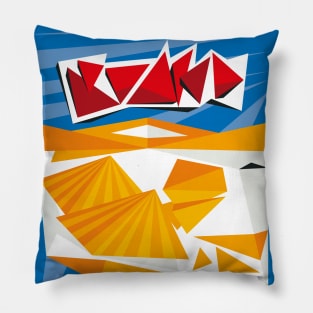 Item R16 of 30 (Ruffles Cheddar Abstract Study) Pillow