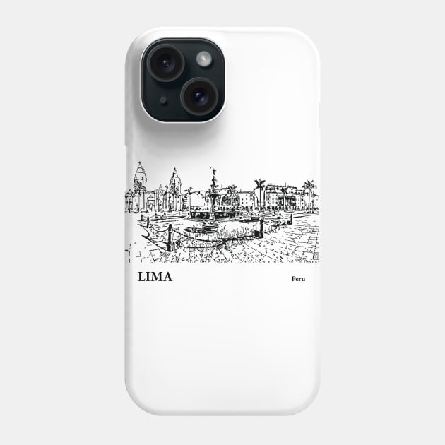 Lima - Peru Phone Case by Lakeric